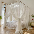 Lace floor standing mosquito net